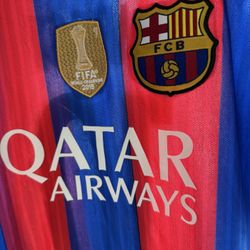 RARE Soccer Barcelona Home Jersey. 2016 Nice