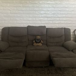 Couch, recliner 