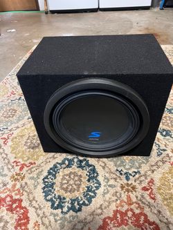 Alpine 12” Type-S subwoofer and box