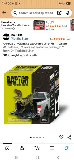Raptor U-POL Black Spray-On Bed Liner Kit