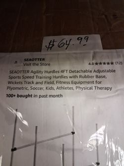 Seaotter agility Hurdles 4ft