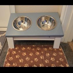Elevated Pet Feeding Station ,Handmade Never Used