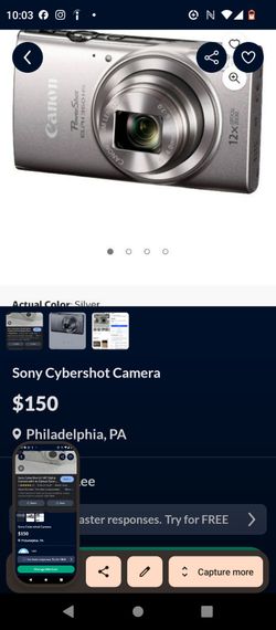 Sony Cybershot Camera
