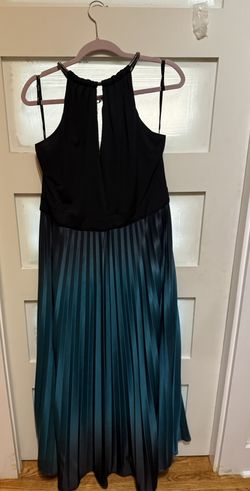 Night Gown Green/black Dress
