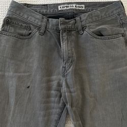 Gray express jeans