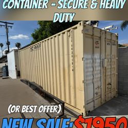 24 FT STEEL STORAGE CONTAINER – SECURE & HEAVY DUTY
