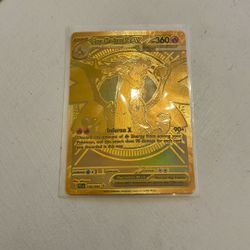 Mega Charizard X EX Gold 
