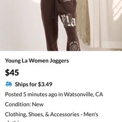 Young LA Woman Joggers