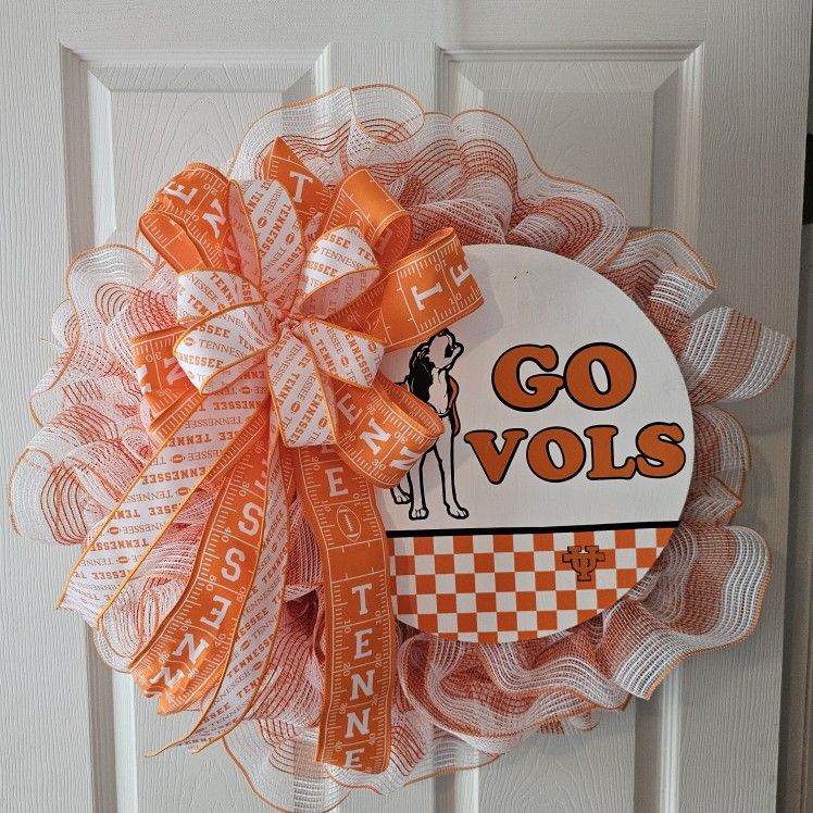 Tennessee Vols Wreath