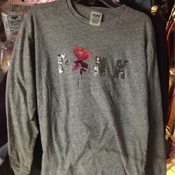 Pink Long Sleeve Shirt Med 