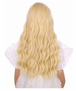 Long blonde wig