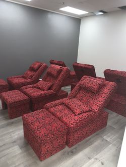 Foot Massage & Reflexology Reclining Therapy Chair Set