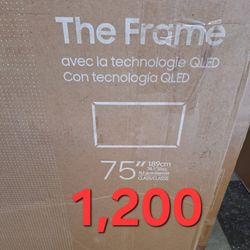 SAMSUNG 75"INCH QLED 4K LS03D THE FRAME TV 