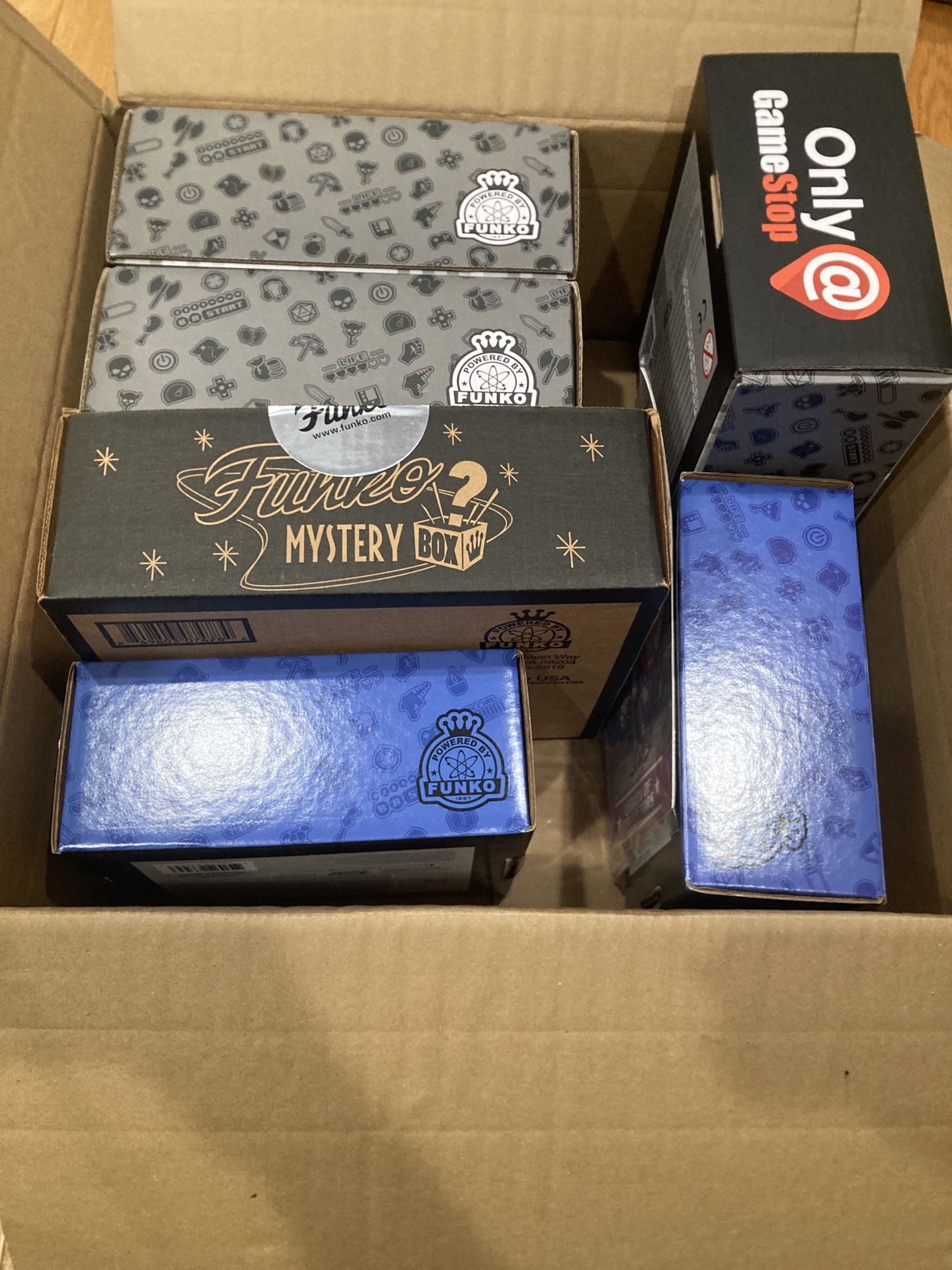 Lot Of 6 Funko Pop Mystery Boxes- Opened ($30)