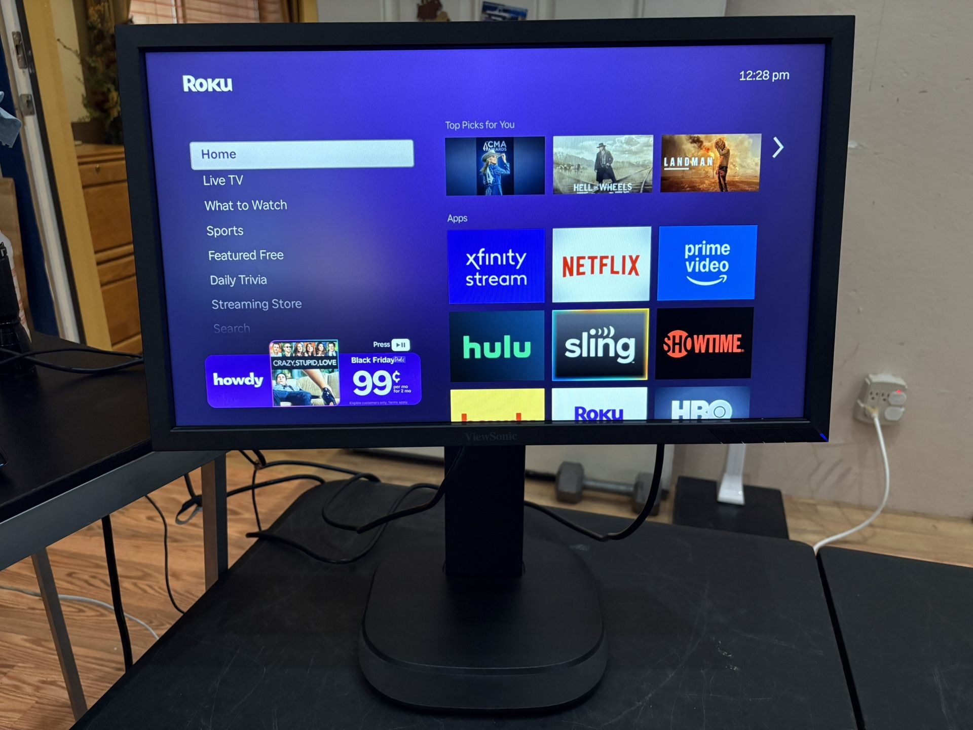 VIEWSONIC 22” LCD MONITOR