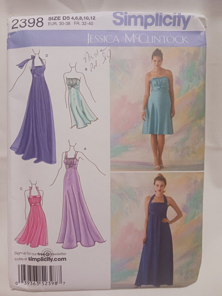 Simplicity Sewing Pattern