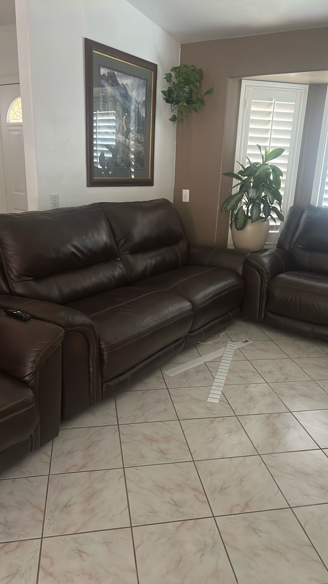 Reclining couch set