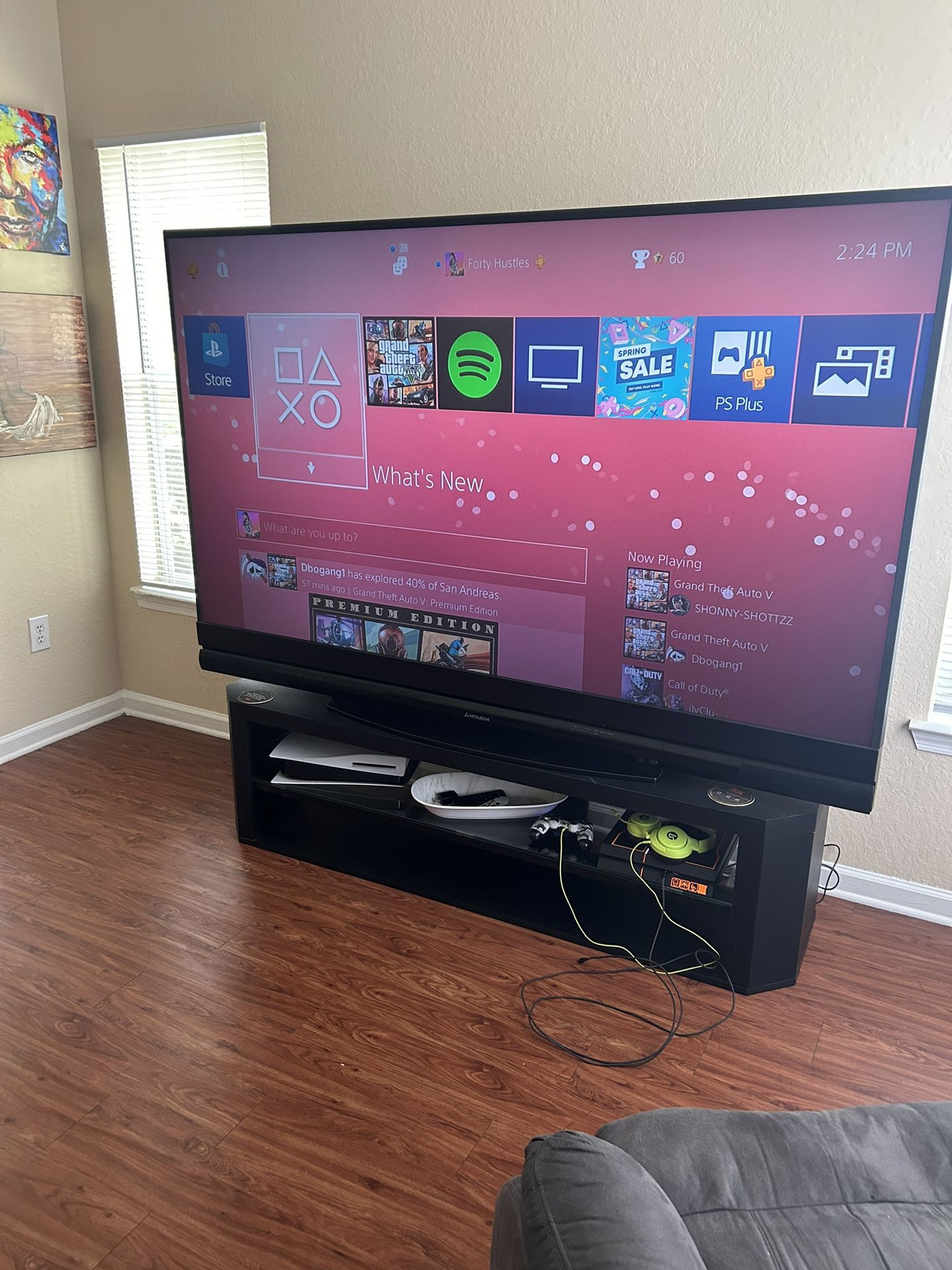 80 Inch TV With Stand *Garage Sale 