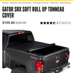 Gator SRX Soft Rollup Tonneau Cover
