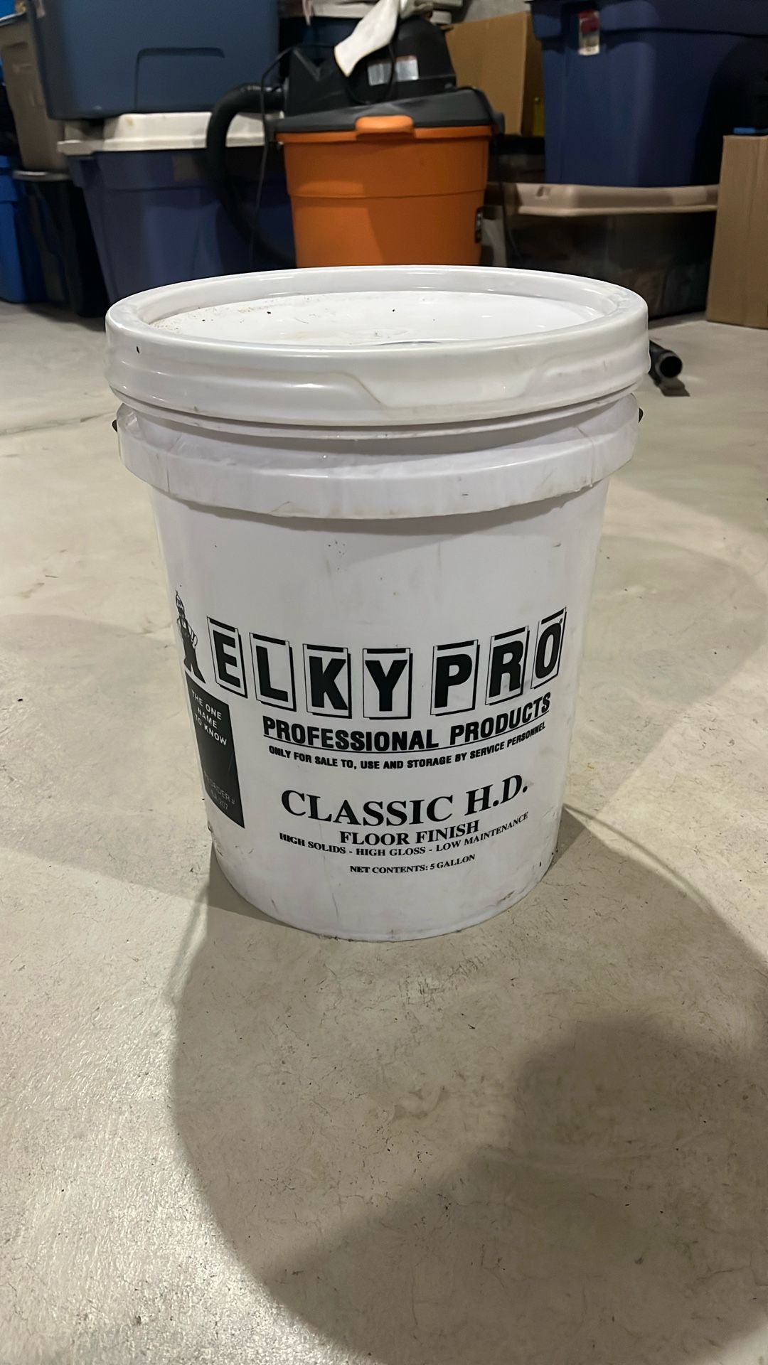 Unopened Bucket Of Floor Finish
