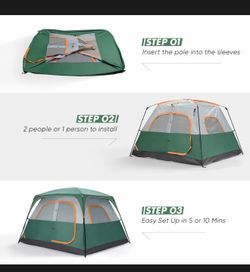 Camping tent 4-6 $65