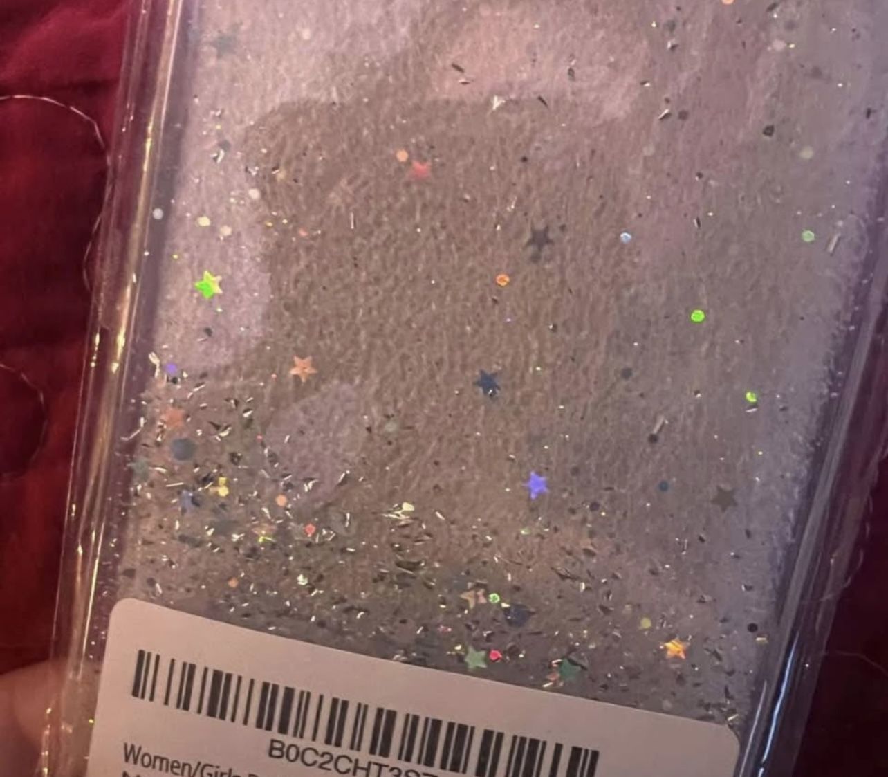 iphone 13 glitter and star case ;; $5 in 33312