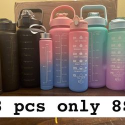 Bottel Water 3 Pcs Only 8$