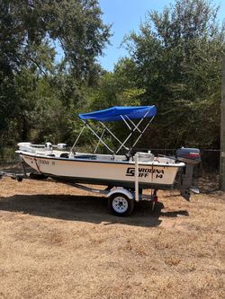 2001 Carolina 14’ skiff Yamaha 25HP