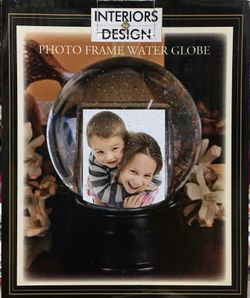 Photo frame water globe by Interiors By Design