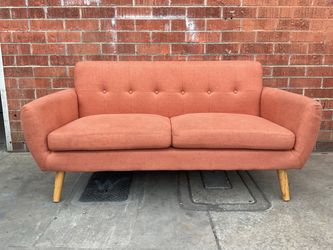 Mid-Century Modern Loveseat Sofa