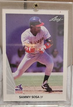 Sammy Sosa 1990 Leaf very sought after
