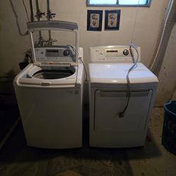Newish Washer/Dryer Set....Purchased Recently...Both Work Prefect...Upgraded From LG.