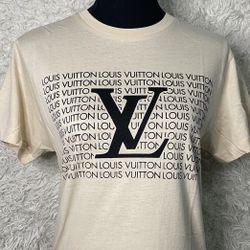 L V Beige Shirt