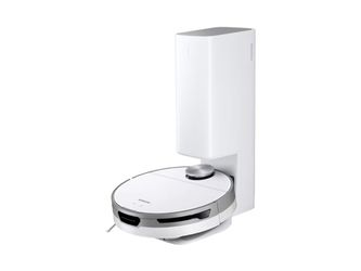 NEW! SAMSUNG Jetbot+ Robot Vacuum Cleaner with Automatic Emptying in Misty White Model #VR30T85513W