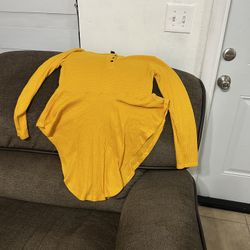 Blusa Manga Larga Con Vuelo 