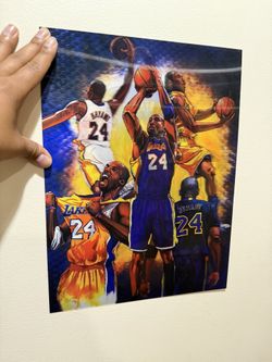 Kobe Bryant 3d Wall art 