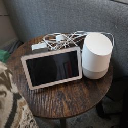 Two Google Home Devices 