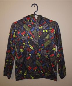 Under Armour - Hoodie Sweatshirt - Youth - Medium - Loose - Polyester - Multi-Colored