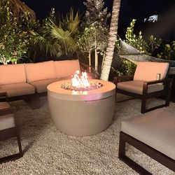 Halo propane fire pit by Ledge