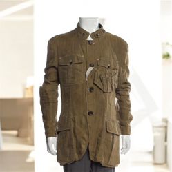 John Galliano Dior Chanel Men’s Vintage Utility Jacket Military Army 52 Made In Italy
