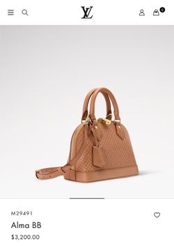 Louis Vuitton Alma BB Handbag
