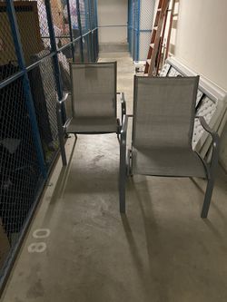 Patio chairs
