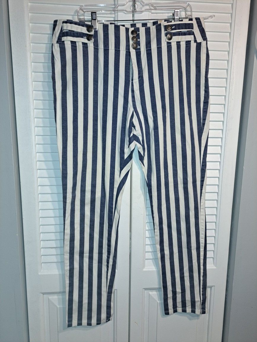 Ko ko Ailis Striped Skinny Jeans 2XL