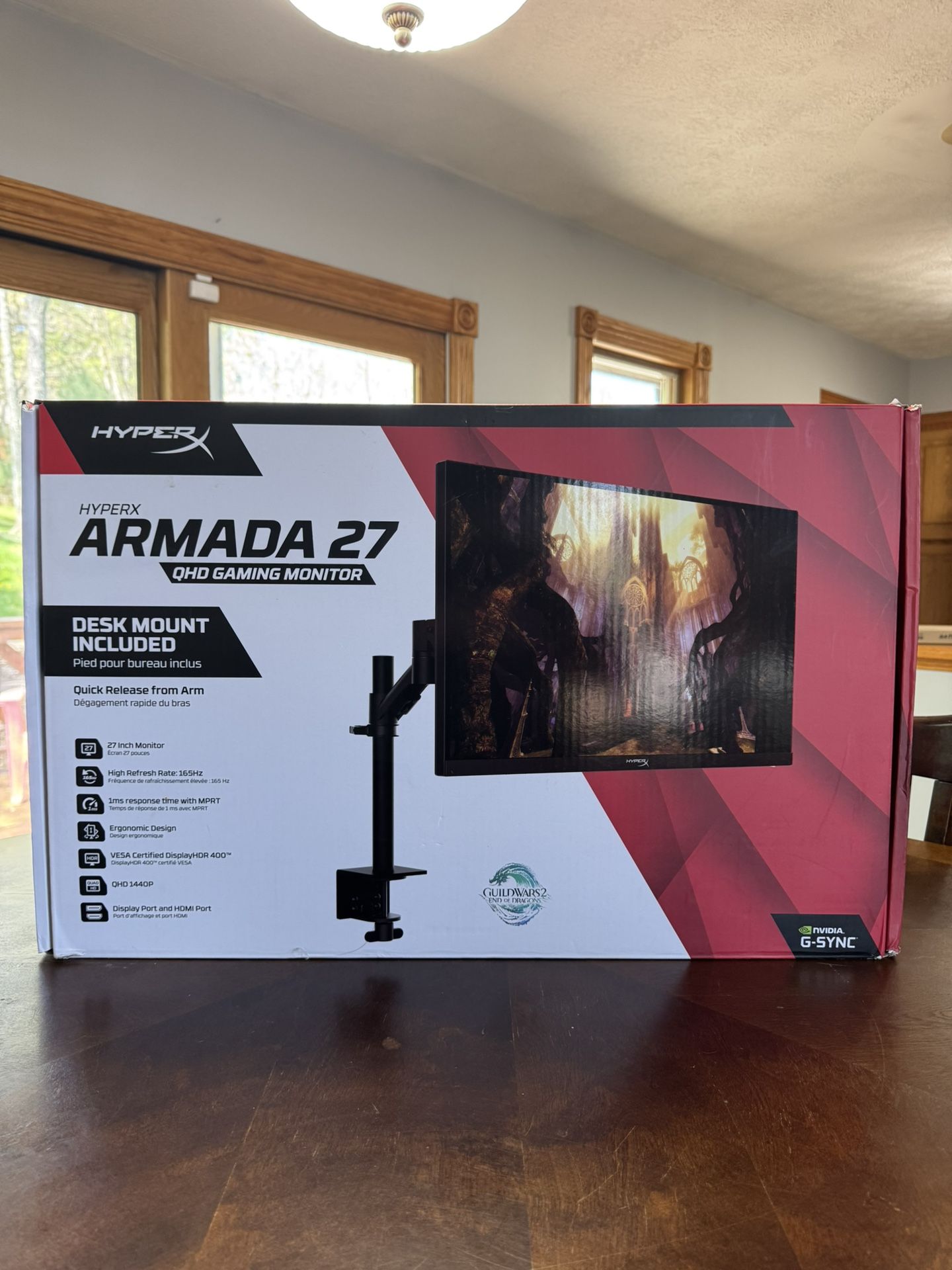 Brand New HyperX Armada 27” QHD 165Hz Gaming Monitor - Sealed