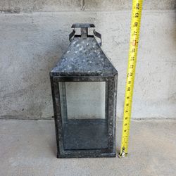 18 inch Galvanized Metal Lanterns