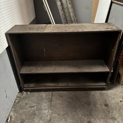 Two Shelf Book Case Or Garage Storage