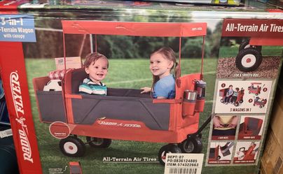 Radio Flyer 3-in-1 All-Terrain Wagon with Canopy
