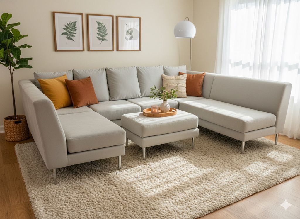 Sage Green Sectional