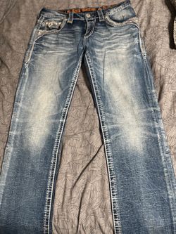 Mens Rock Revival Jeans (32W x 30L)