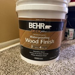 BEHR  WOOD FINISH  (5 GALLON)
